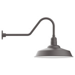 Warehouse Gooseneck Outdoor Wall Light - Bronze Matte