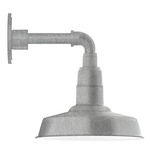 Warehouse Straight Arm Outdoor Wall Light - Galvanized