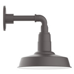 Warehouse Straight Arm Outdoor Wall Light - Bronze Matte