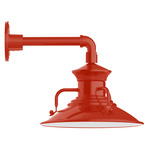 Homestead Outdoor Straight Arm Wall Light - Vermillion
