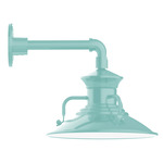 Homestead Outdoor Straight Arm Wall Light - Sea Green
