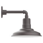 Warehouse Straight Arm Outdoor Wall Light - Bronze Matte