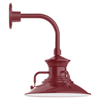 Homestead Outdoor Curved Arm Wall Light - Barn Red