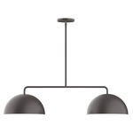 Axis Arcade Stem Hung Linear Multi-Light Pendant - Bronze Matte