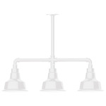 Warehouse Linear Outdoor Pendant - White