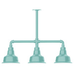 Warehouse Linear Outdoor Pendant - Sea Green