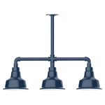 Warehouse Linear Outdoor Pendant - Navy
