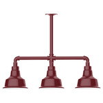 Warehouse Linear Outdoor Pendant - Barn Red