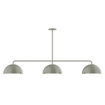 Axis Arcade Stem Hung Linear Multi-Light Pendant - Moss