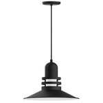 Atomic Pendant - Black / Clear