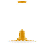 Radial Pendant - Bright Yellow / White