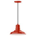 Warehouse Indoor / Outdoor Pendant - Vermillion