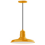 Warehouse Indoor / Outdoor Pendant - Bright Yellow