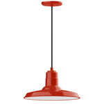 Warehouse Indoor / Outdoor Pendant - Vermillion