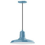 Warehouse Indoor / Outdoor Pendant - Light Blue