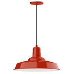 Warehouse Indoor / Outdoor Pendant - Vermillion