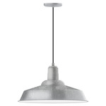 Warehouse Indoor / Outdoor Pendant - Galvanized