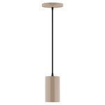 Axis Beam Cord Hung Cylinder Pendant - Clay