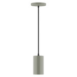 Axis Beam Cord Hung Cylinder Pendant - Moss Green