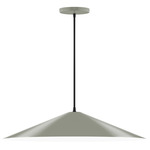 Vessel Cord Hung Pendant - Moss Green