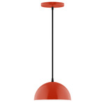 Axis Arcade Cord Hung Pendant - Vermillion