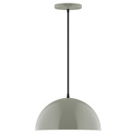 Axis Arcade Cord Hung Pendant - Moss Green