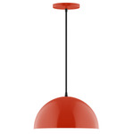 Axis Arcade Cord Hung Pendant - Vermillion