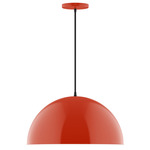 Axis Arcade Cord Hung Pendant - Vermillion