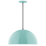 Axis Arcade Cord Hung Pendant - Sea Green
