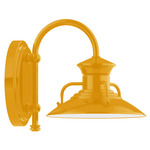Homestead Outdoor Hook Arm Wall Light - Bright Yellow