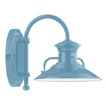 Homestead Outdoor Hook Arm Wall Light - Light Blue