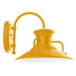 Homestead Outdoor Hook Arm Wall Light - Bright Yellow
