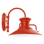 Homestead Outdoor Hook Arm Wall Light - Vermillion