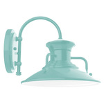 Homestead Outdoor Hook Arm Wall Light - Sea Green