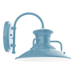Homestead Outdoor Hook Arm Wall Light - Light Blue