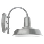 Warehouse Hook Outdoor Wall Light - Galvanized