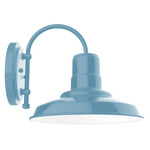 Warehouse Hook Outdoor Wall Light - Light Blue