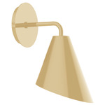 J-Series Jasmine Curved Arm Wall Sconce - Ivory