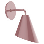 J-Series Jasmine Curved Arm Wall Sconce - Mauve