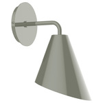 J-Series Jasmine Curved Arm Wall Sconce - Moss Green
