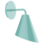 J-Series Jasmine Curved Arm Wall Sconce - Sea Green
