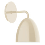 J-Series Jill Curved Arm Wall Sconce - Cream