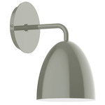 J-Series Jill Curved Arm Wall Sconce - Moss Green