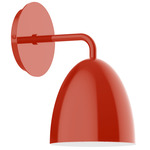J-Series Jill Curved Arm Wall Sconce - Vermillion