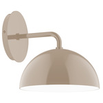 Axis Arcade Curved Arm Wall Sconce - Clay