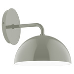 Axis Arcade Curved Arm Wall Sconce - Moss Green