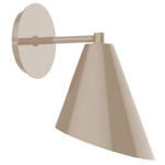 J-Series Jasmine Straight Arm Wall Sconce - Clay