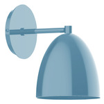 J-Series Jill Straight Arm Wall Sconce - Light Blue