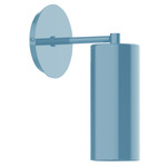 J-Series Jordan Straight Arm Wall Sconce - Light Blue