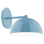 Axis Arcade Straight Arm Outdoor Wall Light - Light Blue